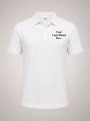 polo tshirt custom company logo tshirt mockup